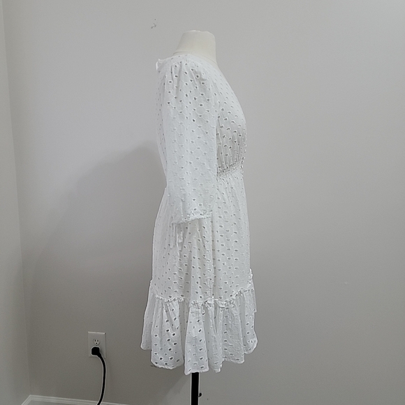 White Polka Dot Dress - Picture 3 of 10